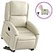 Lusso Casadino -  Poltrona Alzapersona Reclinabile Crema In Similpelle - Foto miniatura 1