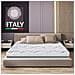 Materasso Singolo 90x200 Cm A Media Rigidita' | Altezza 25 Cm | Tessuto Anallergico E Traspirante | Proprieta' Ortopediche E Automodellanti | Prodotto In Italia - Foto miniatura 3