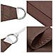 Vela Parasole Marrone 2x2x2 m 100% Poliestere Oxford - Foto miniatura 6