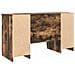 Scrivania  Rovere fumé 140x49x76 cm Legno ingegnerizzato - Foto miniatura 6