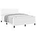 Letto con rete a doghe e materasso Bianco 140x200 cm - Foto miniatura 1