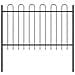Recinzione per Giardino BOXTEL 4 pz 6,8 x 1 m Grigio - Foto miniatura 4