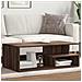 Tavolino Salotto Rovere Marrone 102x55x35 cm Legno Multistrato - Foto miniatura 2
