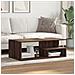 Tavolino Salotto Rovere Marrone 102x55x35 cm Legno Multistrato - Foto miniatura 3