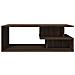 Tavolino Salotto Rovere Marrone 102x55x35 cm Legno Multistrato - Foto miniatura 4