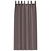 Tende con tende 2 pcs Marrone scuro Poliestere - Foto miniatura 4