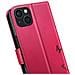 Custodia A Portafoglio Per Iphone 15 Design Premium Fiori Farfalla, Rosso - Foto miniatura 5