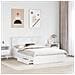 Letto con Contenitore Bianco 140 x 200 cm Legno multistrato - Foto miniatura 3