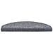 Tappetini per scale autoadesivi 20 pz 65x21x4 cm Grigio chiaro Semicircolari Grandi - Foto miniatura 3