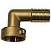 Raccordo Ottone Per Tubo Da Giardino Gomito 1'' E Attacco 19mm - Foto miniatura 2