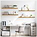 Scaffale da parete 4 pcs Beige 120 x 23,5 x 4 cm - Foto miniatura 4