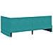 Struttura Letto Angolare con Materasso 2 pcs Turchese Velluto - Foto miniatura 9