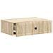 Tavolino da Parete Laterale Rovere Sonoma 59 x 34,5 x 17 cm - Foto miniatura 3
