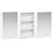 Set di Armadi da Bagno con porta 3 pcs 120 x 10,5 x 60,5 cm - Foto miniatura 5