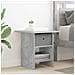Comodino 2 pcs Grigio cemento 41 x 40 x 45 cm Legno multistrato - Foto miniatura 4