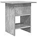 Comodino 2 pcs Grigio cemento 41 x 40 x 45 cm Legno multistrato - Foto miniatura 8