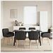 Sedie da pranzo 6 pcs Bouclé Grigio Scuro 59 x 57 x 85 cm - Foto miniatura 2