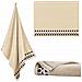 Asciugamano Zen2 - 70x140 cm - Beige - Di lusso - Morbido come il velluto - Elevata assorbenza - Foto miniatura 6