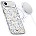 Custodia Per Iphone 17 Con Motivo Floreale Trasparente Magsafe Flexair - Foto miniatura 1