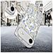 Custodia Per Iphone 17 Con Motivo Floreale Trasparente Magsafe Flexair - Foto miniatura 3