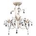 Lampadario da Soffitto Cristallo Elegante Bianco - Foto miniatura 1