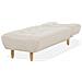 Chaise Longue In Tessuto Beige Alsten - Foto miniatura 11