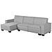 Divano Angolare Romedal Grigio Chiaro - Foto miniatura 15