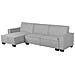 Divano Angolare Romedal Grigio Chiaro - Foto miniatura 9