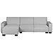 Divano Angolare Romedal Grigio Chiaro - Foto miniatura 16