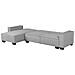 Divano Angolare Romedal Grigio Chiaro - Foto miniatura 11