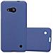 Custodia Compatibile Con Nokia Lumia 550 In Frost Blu Scuro - Coperchio Protettivo In Silicone Tpu Flessibile - Foto miniatura 4