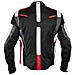 Giacca Lady Donna Tessuto Cordura Moto Protezione Manica Staccabile Rosso Xs - Foto miniatura 2
