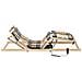 Letto con Telaio a Doghe Elettrico 42 Doghe 7 Zone 90x200 cm - Foto miniatura 2
