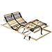 Letto con Telaio a Doghe Elettrico 42 Doghe 7 Zone 90x200 cm - Foto miniatura 1