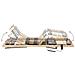 Letto con Telaio a Doghe Elettrico 42 Doghe 7 Zone 90x200 cm - Foto miniatura 3