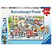 Puzzle 2x24 Elemente - Helden In Aktion (078141)  - Foto miniatura 1