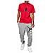 T-shirt Uomo Jumpman Crew Rossa Taglia Xl Codice Cj0921-687 - Foto miniatura 4