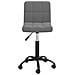 Sedia Da Ufficio Girevole Grigio Scuro In Velluto - Foto miniatura 2