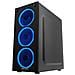 Case MCGBLUE Middle Tower ATX / Micro-ATX 2 Porte USB 3.0 Colore Nero (Finestrato)  - Foto miniatura 3