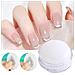 Tampone Per Timbri Per Nail Art In Silicone Bianco - Foto miniatura 1