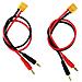2 Pezzi Xt60 Ricarica Con 4mm Spina A Banana 14awg Cavo In Silicone 30cm - Foto miniatura 1