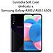 Custodia Tpu Silicone Cover Soft-case Per Samsung Galaxy A50 - A50s - A30s Red - Foto miniatura 2