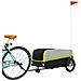 Rimorchio Da Bici Nero E Verde 45 Kg In Ferro - Foto miniatura 3