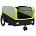 Rimorchio Da Bici Nero E Verde 45 Kg In Ferro - Foto miniatura 5
