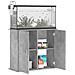 Supporto Acquario 81x36x73 cm Legno Multistrato Grigio Cemento - Foto miniatura 2