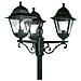 Lampione Per Esterno Arkadia 3 Luci In Lega Di Alluminio 49xh197 Cm - Foto miniatura 3