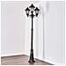 Lampione Per Esterno Arkadia 3 Luci In Lega Di Alluminio 49xh197 Cm - Foto miniatura 1