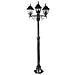 Lampione Per Esterno Arkadia 3 Luci In Lega Di Alluminio 49xh197 Cm - Foto miniatura 4