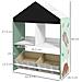 Scaffale Portagiochi Per Bambini Con Ripiani E Cassetti Rimovibili, Verde - Foto miniatura 2