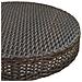 Set Bar Da Giardino 5 Pz Con Cuscini In Polyrattan Marrone - Foto miniatura 6
